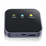 محول Straline CarPlay اللاسلكي 3 في 1، يدعم نتفليكس ويوتيوب وبطاقة TF. متوافق مع سيارات Android Auto.