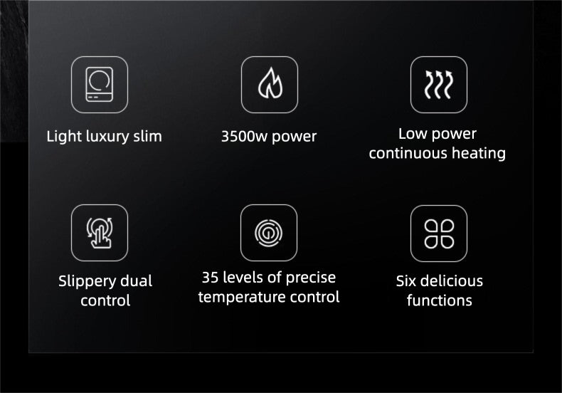 Straline Commercial Induction Cooktop - 3500W Professional Burner