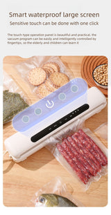 Straline Cordless Vacuum Food Sealer - Preserves Freshness, 1-Touch Auto Seal for Bags