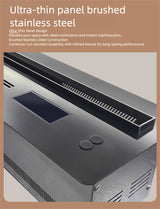 Straline Smart Media Console: Built-In 3D Flame Fireplace & Ultrasonic Humidifier