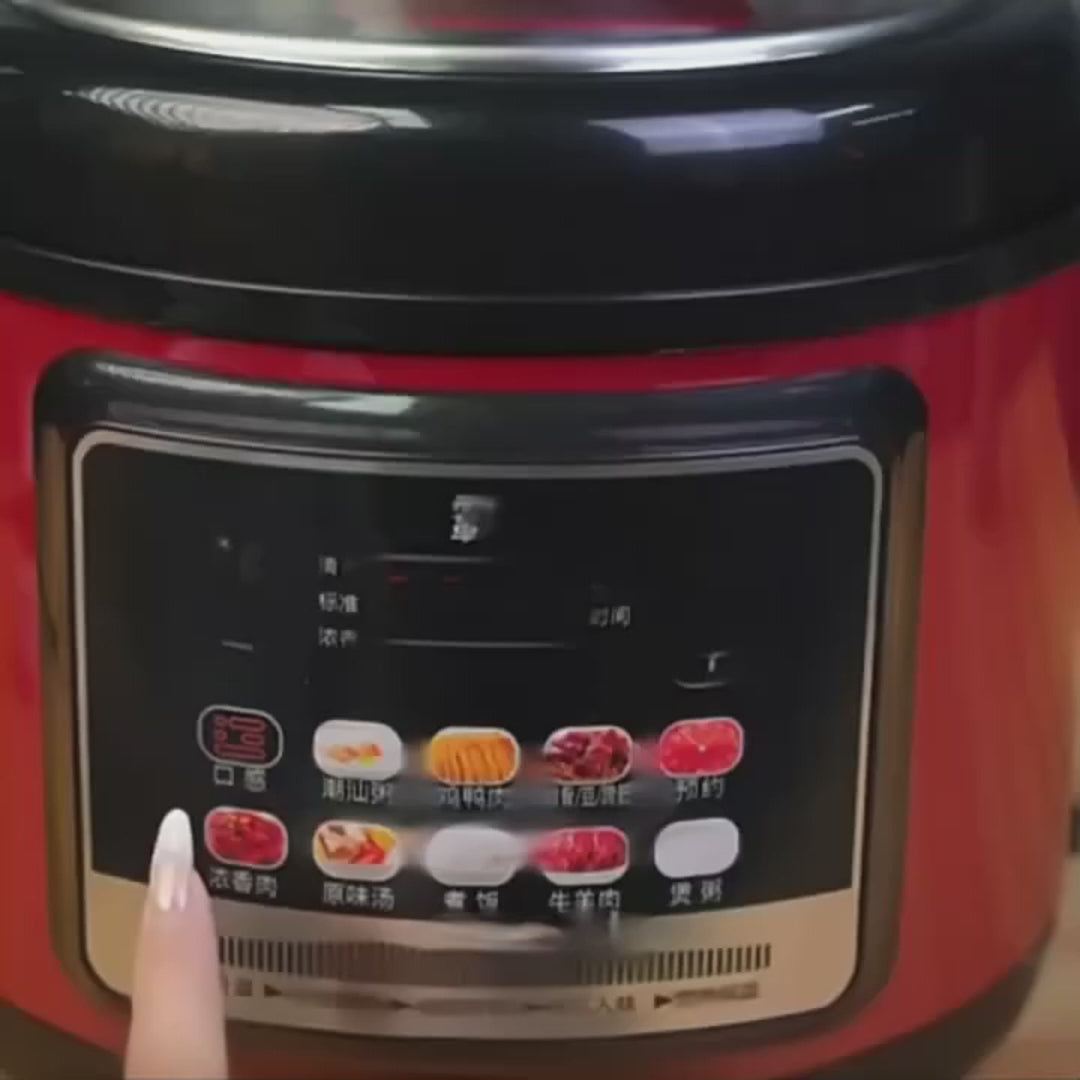 StrailineMultifunctional Electric Pressure Cooker 2.5L 4L 5L 6L Double Pot Large Capacity Electric High Pressure Cooker Electric Rice Cooker